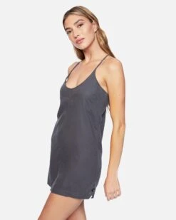 Bronte Beach Dress -Clothing Coastal 3hcu8209 thunder grey 3