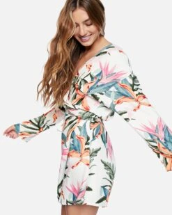 Tama Wrap Dress -Clothing Coastal 3hcv0710 pink 4