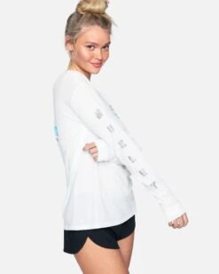 Colima Washed Boyfriend Long Sleeve -Clothing Coastal 3hcz8832 white 3