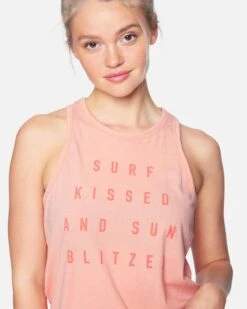 Surf Kissed Perfect Tank 10 Surf Kissed Perfect Tank -Clothing Coastal 3hda2541 crimson bliss 5