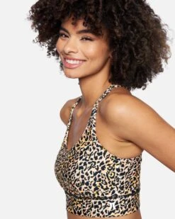 Medium Impact Sports Bra -Clothing Coastal 3hkt0423 wild party 4