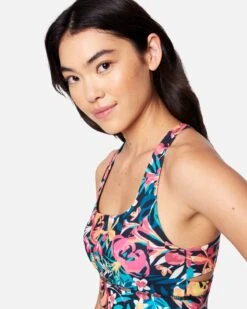 Sandy Medium Impact Bra 8 Sandy Medium Impact Bra -Clothing Coastal 3hkt0537 floral 4