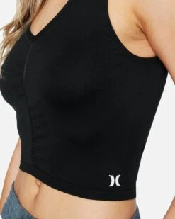 Amber Seamless Top -Clothing Coastal 3hkt0543 caviar 4