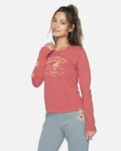 COUNTRY PERFECT CREW LONG SLEEVE TEE -Clothing Coastal 3hl6720757 mineral red 3