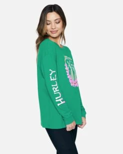 Hulaskel Oversized Long Sleeve Tee -Clothing Coastal 3hl6730761 atgre 3