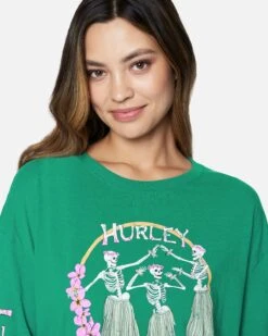Hulaskel Oversized Long Sleeve Tee -Clothing Coastal 3hl6730761 atgre 4