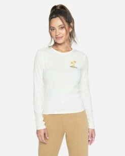 SNA LONG SLEEVE RIB BABY TEE