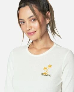 SNA LONG SLEEVE RIB BABY TEE -Clothing Coastal 3hl6740680 marshmallow 4