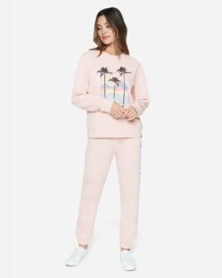 Havana Fleece Jogger -Clothing Coastal 3hp5080790 blush 4