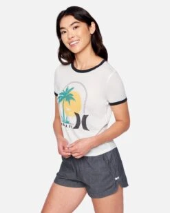 Reminisce Baby Ringer Tee -Clothing Coastal 3hs04690618 marshmallow 3