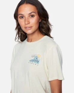 Waves For Days Washed Cropped Tee -Clothing Coastal 3hs1570247 seedpearl 5