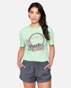 Nicks Cropped Crew Short Sleeve T-Shirt