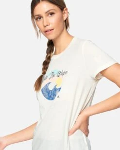 Ride N Waves Washed Relaxed Girlfriend Tee 9 Ride N Waves Washed Relaxed Girlfriend Tee -Clothing Coastal 3hs1590139 tofu 2