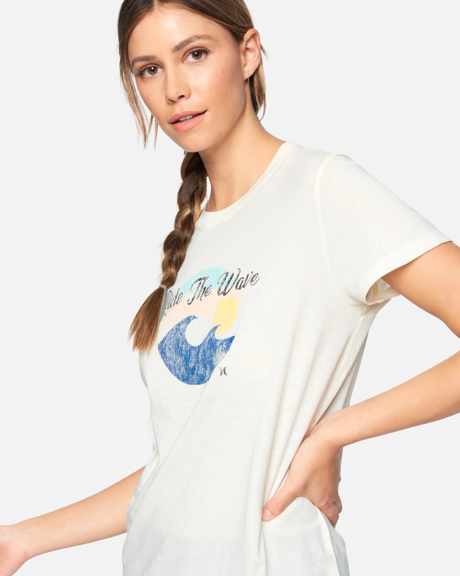 Ride N Waves Washed Relaxed Girlfriend Tee 4 Ride N Waves Washed Relaxed Girlfriend Tee - Image 4