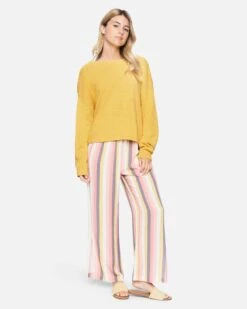 Wear It Both Ways Sweater -Clothing Coastal 3hsl0241 misted yellow 4 v2