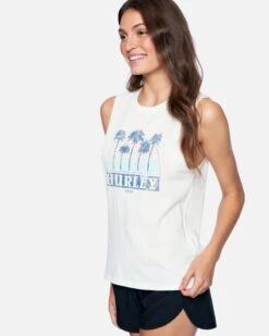 Makenna Washed Muscle Tank -Clothing Coastal 3ht1560073 tofu 3