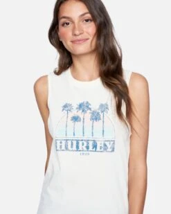 Makenna Washed Muscle Tank -Clothing Coastal 3ht1560073 tofu 5