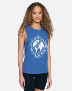 Global Washed Muscle Tank
