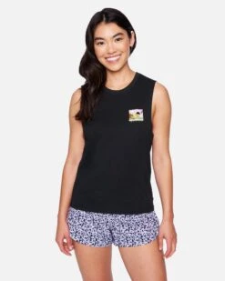 Postcard Washed Muscle Tank