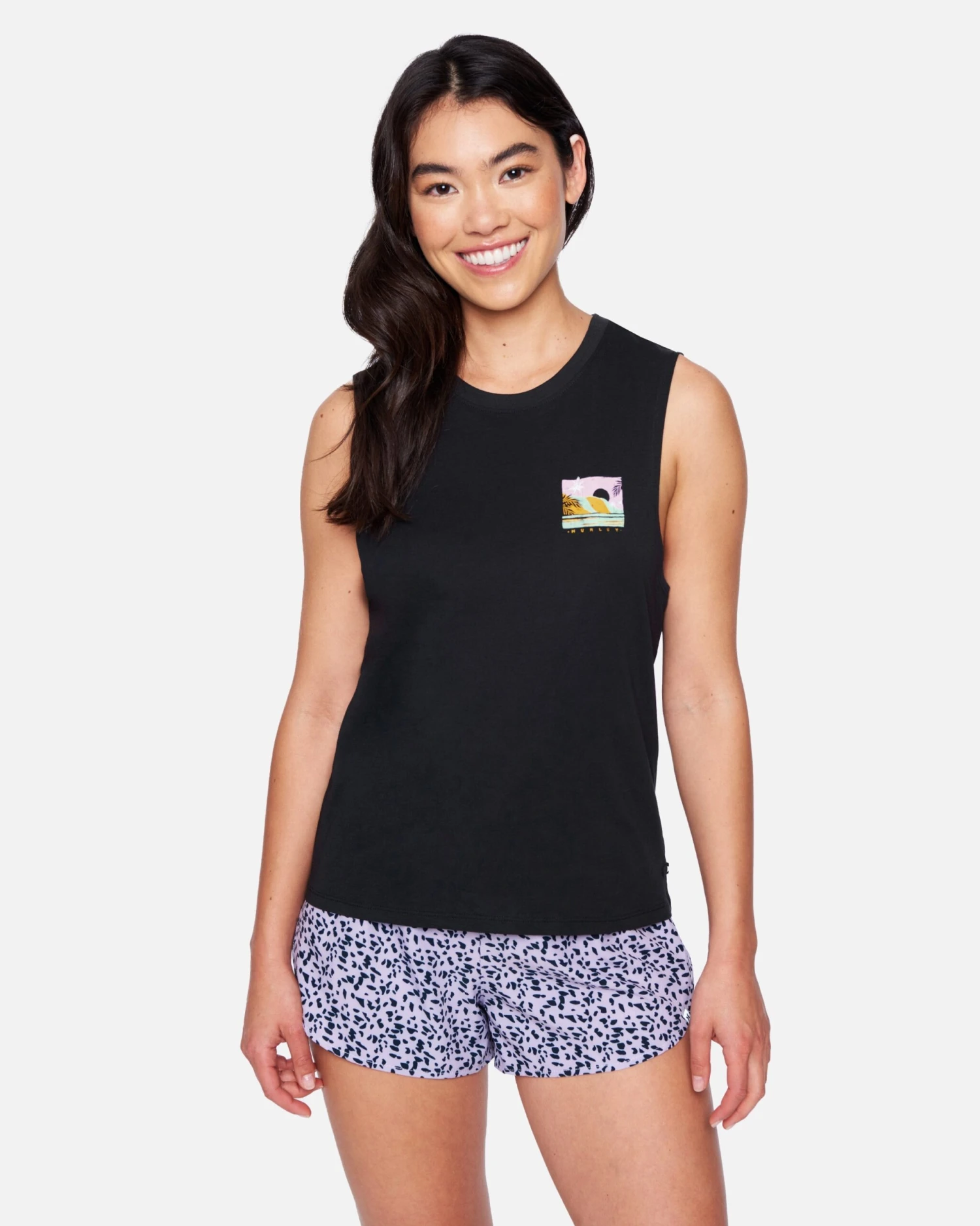 Postcard Washed Muscle Tank 1 Postcard Washed Muscle Tank