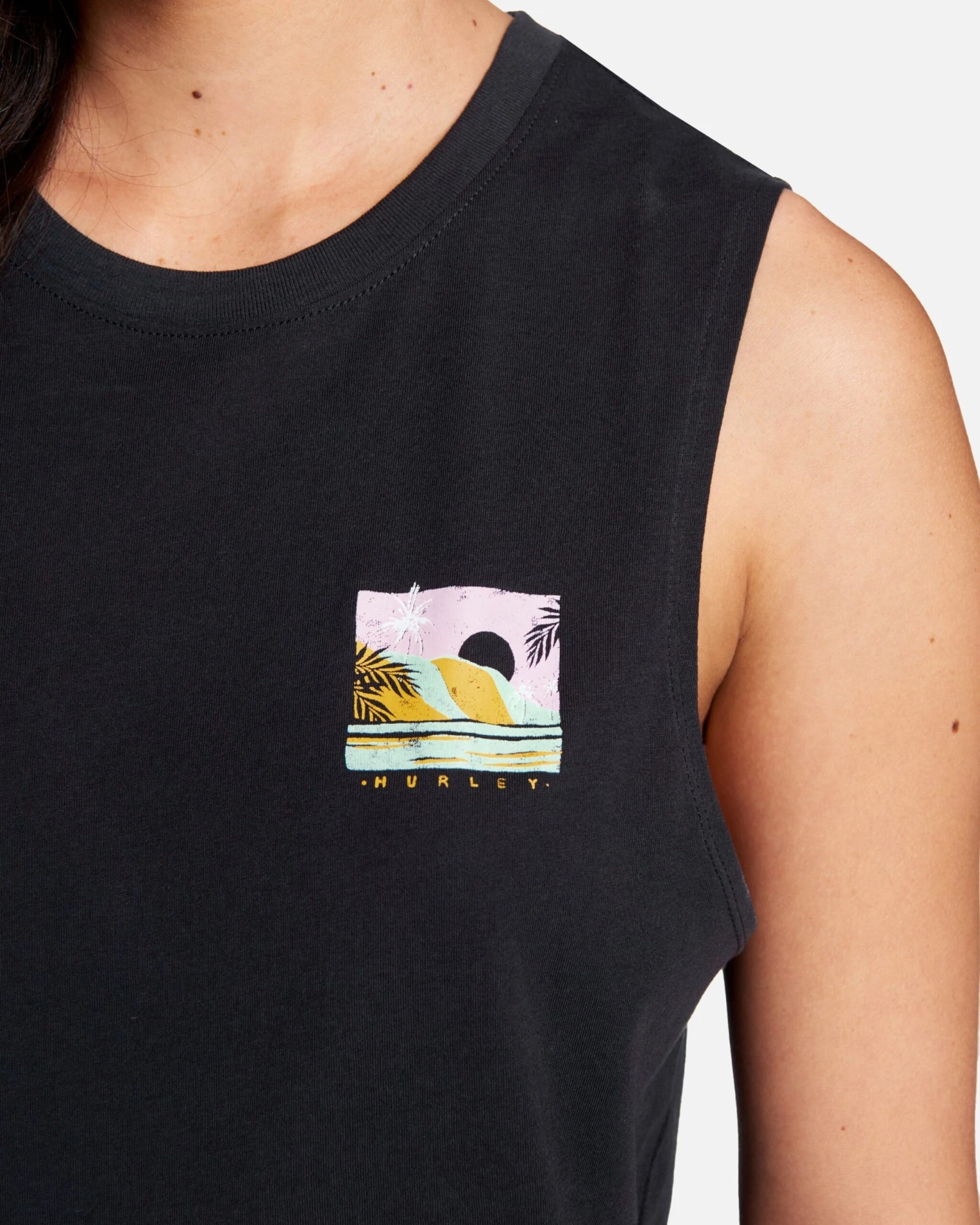 Postcard Washed Muscle Tank 4 Postcard Washed Muscle Tank - Image 4