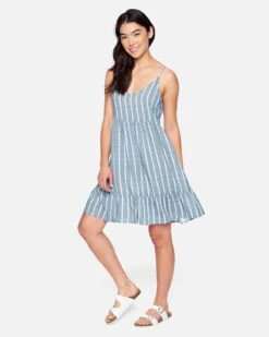 Dev Dress -Clothing Coastal 3hwd0407 tessa stripe 3