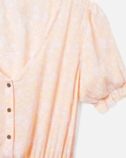 Peasant Dress -Clothing Coastal 3hwkd0089 tropical peach 3