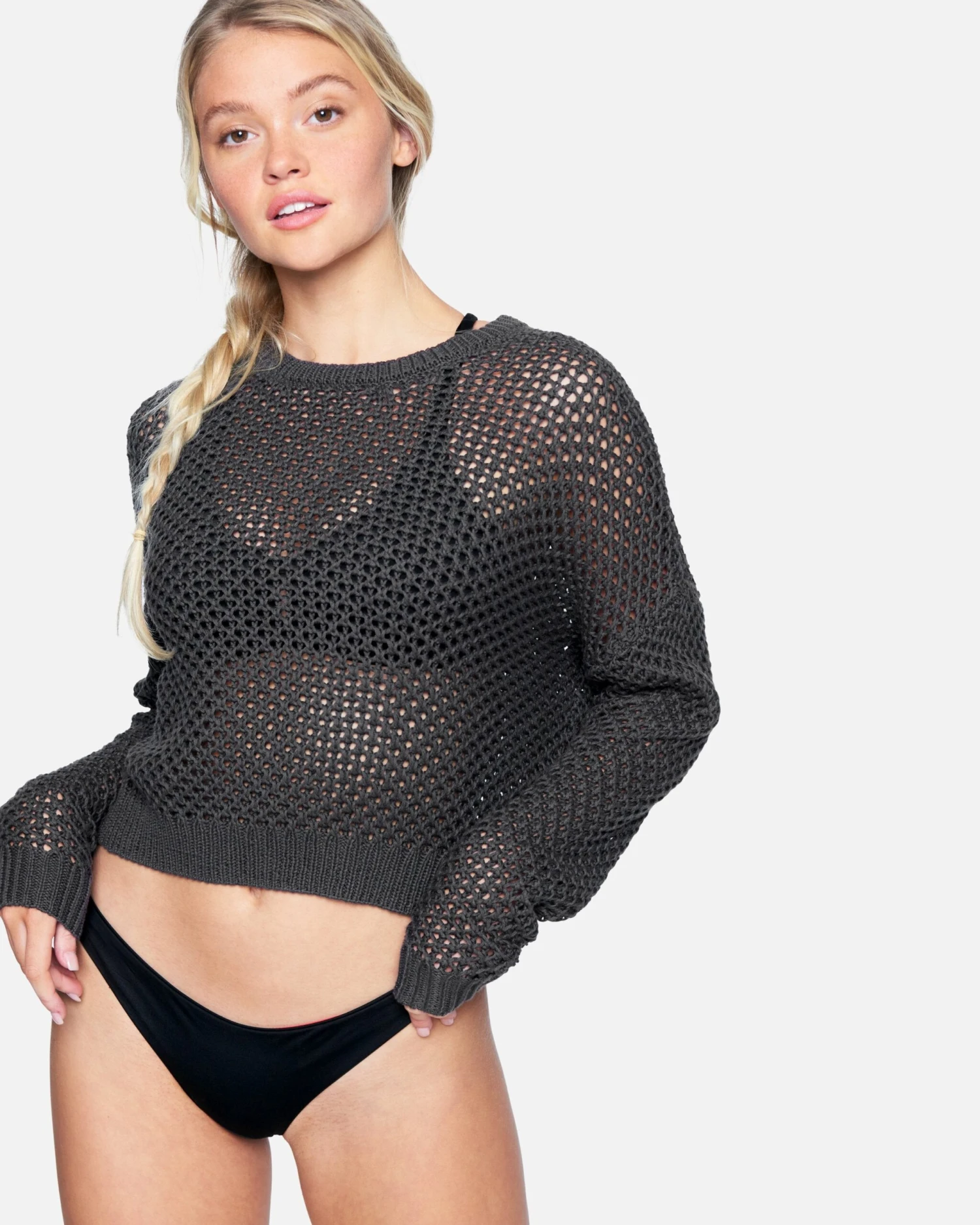 Easy Open Knit Sweater 1 Easy Open Knit Sweater