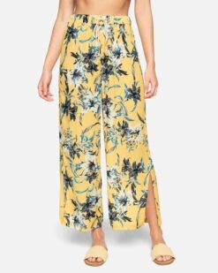 Solana Wide Leg Pant -Clothing Coastal 3hwkp0090 cornsilk lily 3