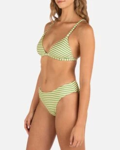 SAMBA STRIPE MID RISE CHEEKY BOTTOM -Clothing Coastal HB1316 SUNSHINE 3