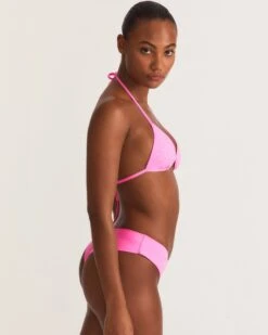 LoveShackFancy X Hurley - Rhinestone Fixed Tri Bikini Top 12 LoveShackFancy X Hurley - Rhinestone Fixed Tri Bikini Top -Clothing Coastal HLSFT106 COTTONCANDY 6