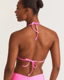 LoveShackFancy X Hurley - Rhinestone Fixed Tri Bikini Top 11 LoveShackFancy X Hurley - Rhinestone Fixed Tri Bikini Top -Clothing Coastal HLSFT106 COTTONCANDY 7