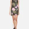 Women's Printed Woven Tie Dress