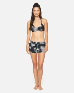 Supersuede Floreetah Volley -Clothing Coastal cq4531 black palm 4