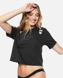 USA Short Sleeve Crew -Clothing Coastal cu1431 black 3