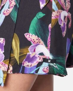 Women's Waimea Wrap Dress -Clothing Coastal cu8203 black orchid 3