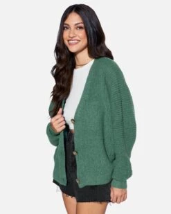 ESSENTIAL BONFIRE CARDIGAN -Clothing Coastal dz23f183 gray green 3 8778de00 c0c4 47ff b51e 08b15d534b76