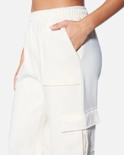 ESSENTIAL FLEECE CARGO JOGGER PANT -Clothing Coastal dz24a195 cream 4 9f53a501 3504 4e66 8ccc 5696d4a8f22e
