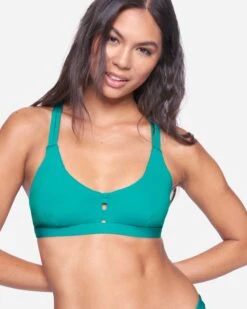 Max Solid Scoop Bikini Top