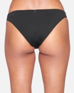 Solid Moderate Bikini Bottom -Clothing Coastal hb1007 black 4