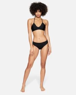 Solid Full Bikini Bottom 8 Solid Full Bikini Bottom -Clothing Coastal hb1013001 black 4