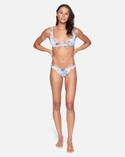 Zebra Color Wash Reversible Cheeky Bikini Bottom -Clothing Coastal hb1088 multi zebra 5