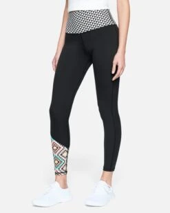 Hurley X Black Girls Surf Max Mosaic Geo Surf Legging -Clothing Coastal hb1158003 black multi 3