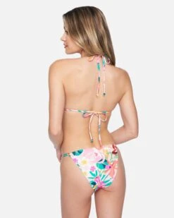 Floral Pop Cheeky Slider Bikini Bottom -Clothing Coastal hb1165 floral pop multi 3