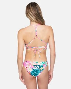 Floral Pop Moderate Bikini Bottom 7 Floral Pop Moderate Bikini Bottom -Clothing Coastal hb1166 floral pop multi 3
