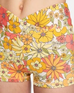 Hurley X Moore Aloha Max Bloomin Groove Swim Short -Clothing Coastal hb1195 sweet tangerine multi 4