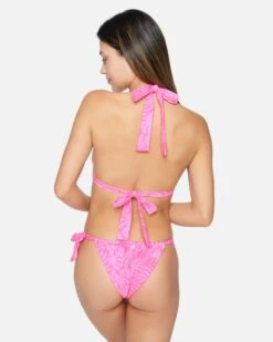 Jungle Walk Cheeky Soft Tie Bottom -Clothing Coastal hb1233 pink punch 3