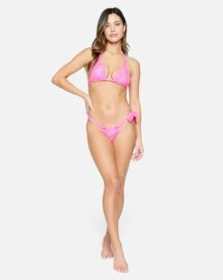 Jungle Walk Cheeky Soft Tie Bottom -Clothing Coastal hb1233 pink punch 4