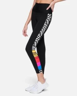 NASCAR COLOR BLOCKED SURF LEGGING -Clothing Coastal hb1274 black white 3