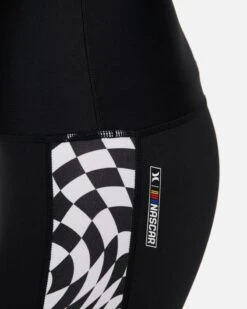 NASCAR COLOR BLOCKED SURF LEGGING -Clothing Coastal hb1274 black white 4